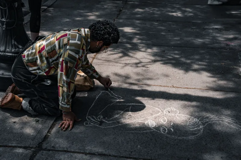 Wet Chalk, Dry Wit, and Zero Permission: Inside the Pavement Art Movement Claiming America's Streets One Block at a Time